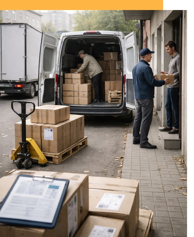 Доставка грузов от двери до двери с таможней от 46548 руб.