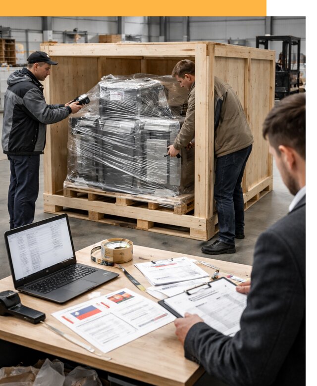 Доставка промышленного оборудования из США от 67236 руб