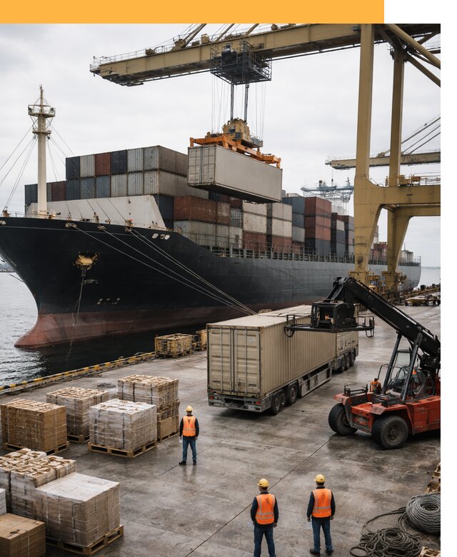 Морские перевозки из Индии: доставка FCL/LCL, таможня от 124128