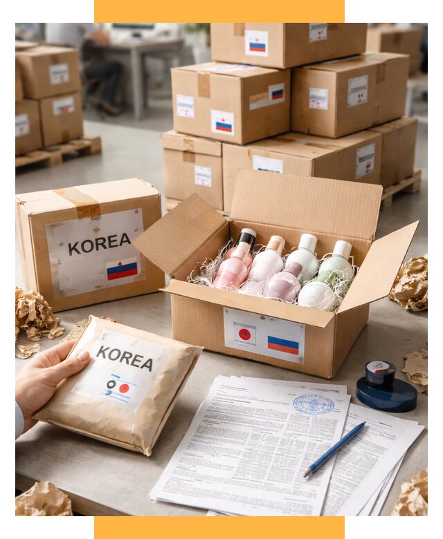 Доставка косметики из Кореи от 8792 р. под ключ | СетСервис-Стк