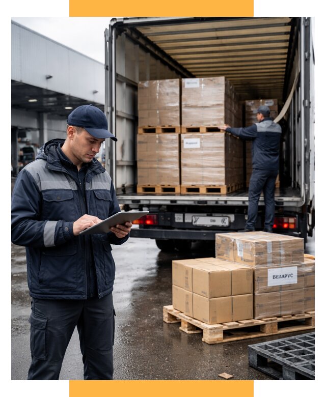 Доставка грузов из Беларуси от 15516 р. логистика СетСервис-Стк