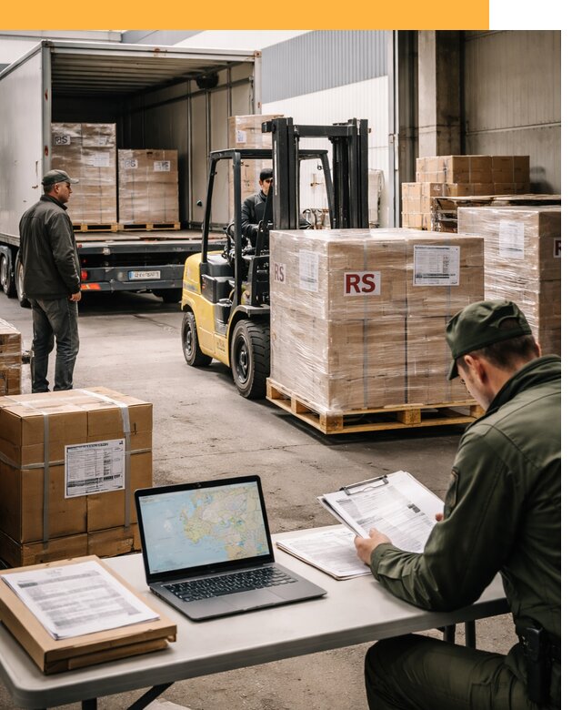 Доставка грузов в Сербию от 46548 руб, международные перевозки