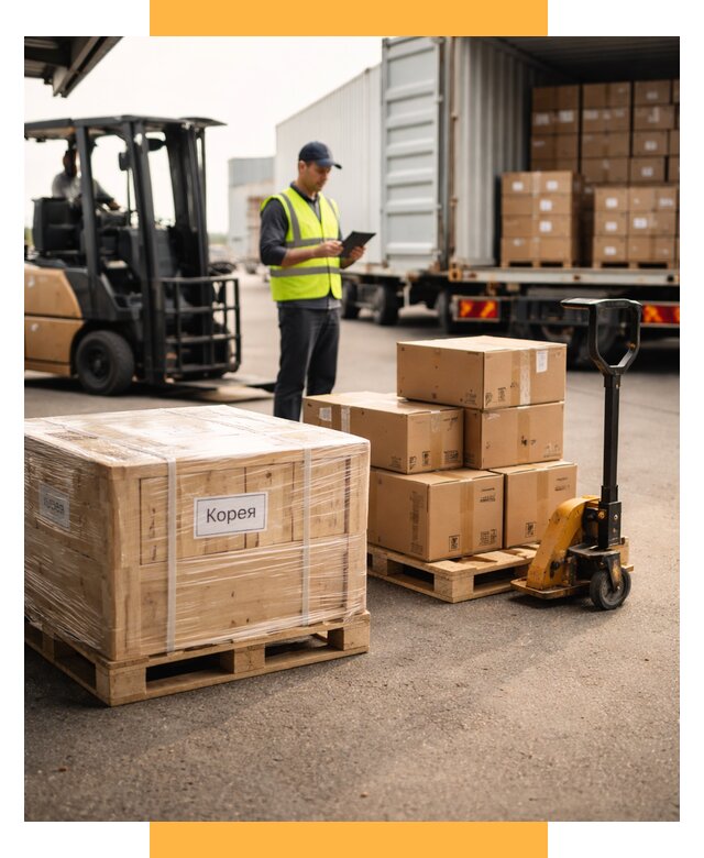 Доставка грузов в Корею из России от 36204 р. | СетСервис-Стк
