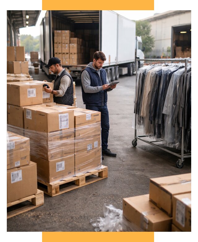 Перевозка и доставка одежды из Китая от 7758 р., СетСервис-Стк