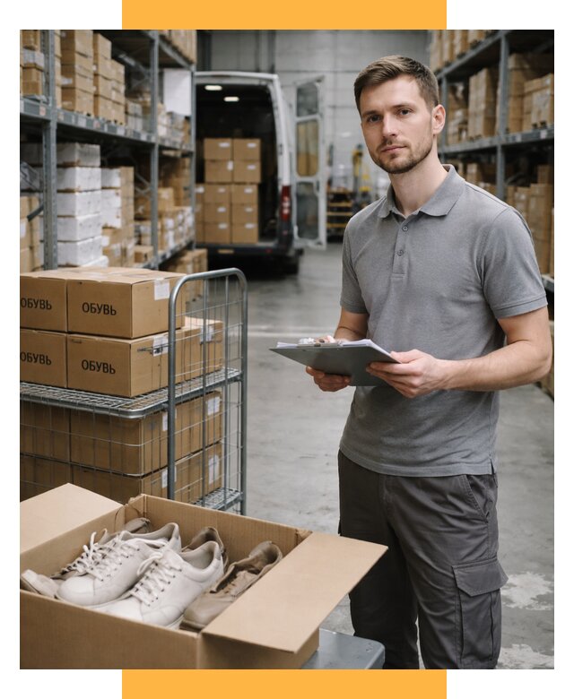 Доставка обуви из Китая и Турции от 4655 р. СетСервис-Стк