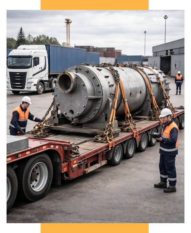 Перевозка тяжеловесных грузов под ключ от 155160 р. | СетСервис-Стк