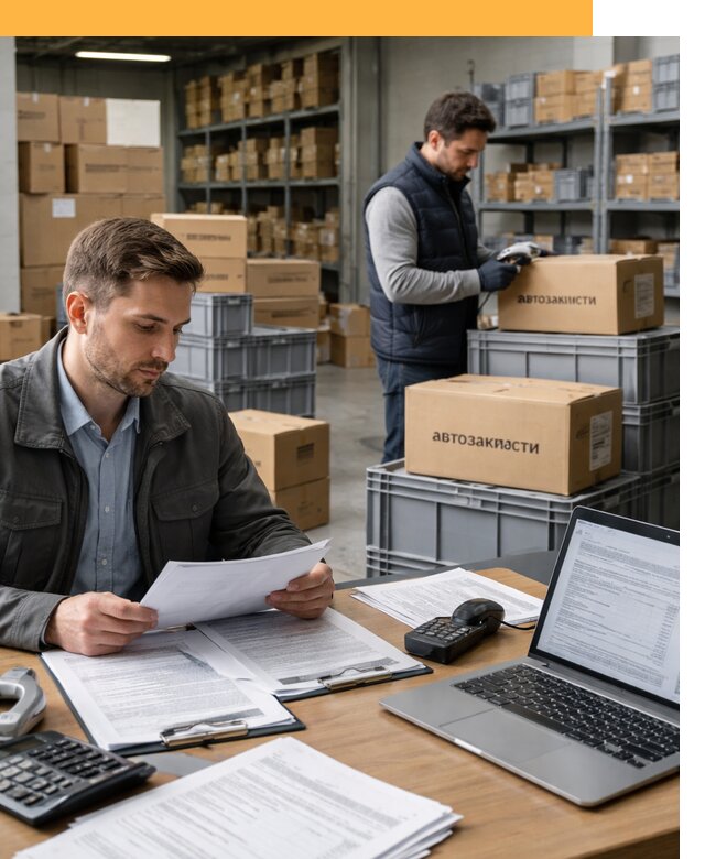 Таможенное оформление автозапчастей по выгодным тарифам от 8792