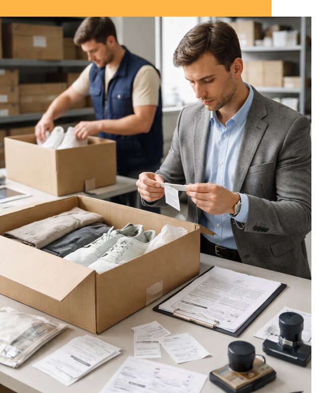 Таможенное оформление одежды и обуви по выгодной цене от 6724 руб